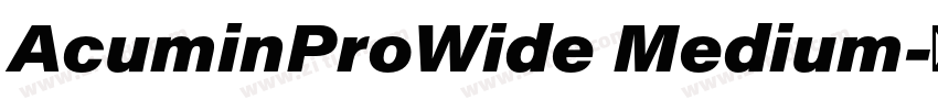 AcuminProWide Medium字体转换 AcuminProWide Medium字体转换